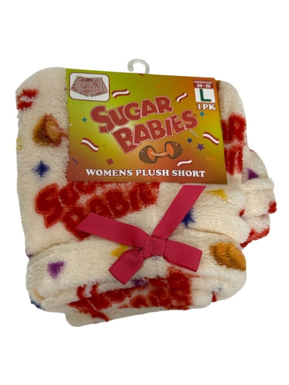 Sugar Babies Plush Lounge Shorts Pajama Shorts Womens Large NWT